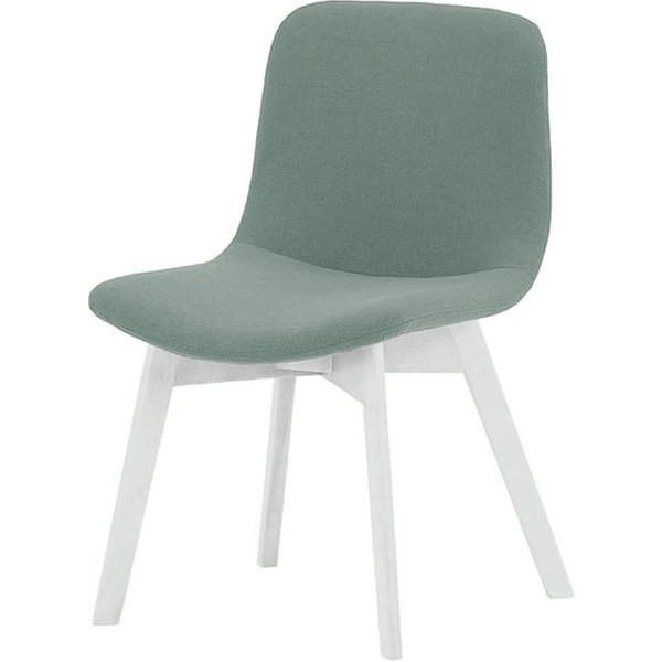 Giza Dining Chair Beech, pastel blue, Leg colour: white