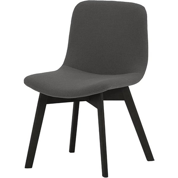 Giza Dining Chair Beech, dark grey, Leg colour: black