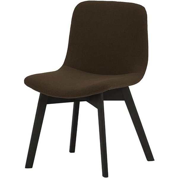 Giza Dining Chair Beech, brown, Leg colour: black