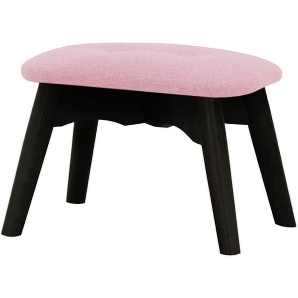 Ducon Mini Children's Footstool, pink, Leg colour: black