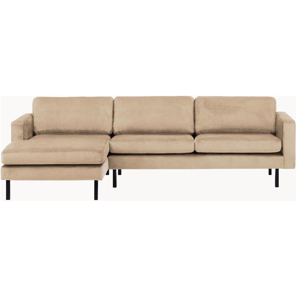 Lioni Left Hand Corner Sofa, beige