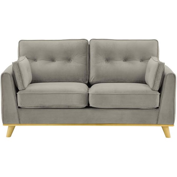 Farrow 2 Seater Sofa, silver, Leg colour: like oak