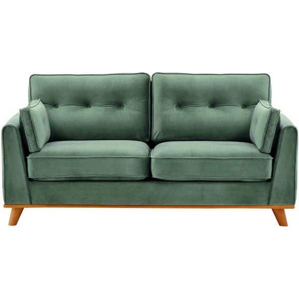 Farrow 2,5 Seater Sofa, dirty blue, Leg colour: aveo