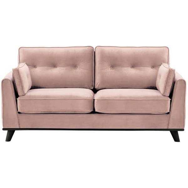 Farrow 2,5 Seater Sofa, lilac, Leg colour: black