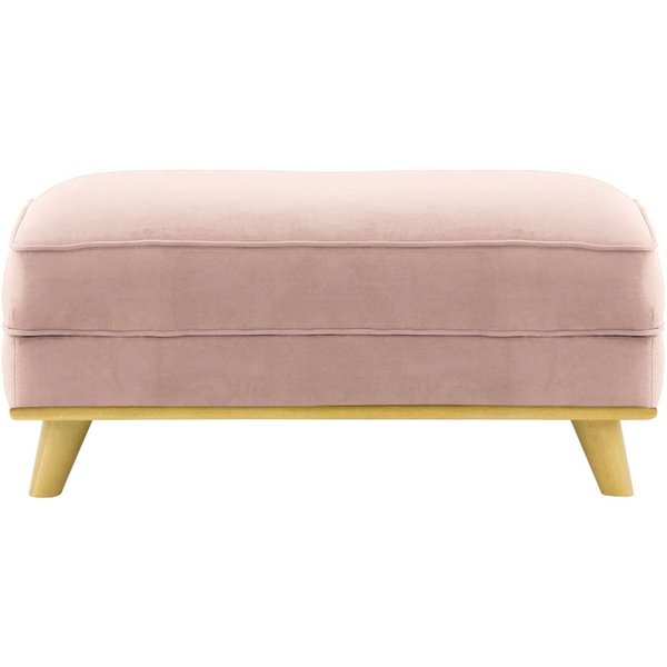 Farrow Footstool, lilac, Leg colour: like oak