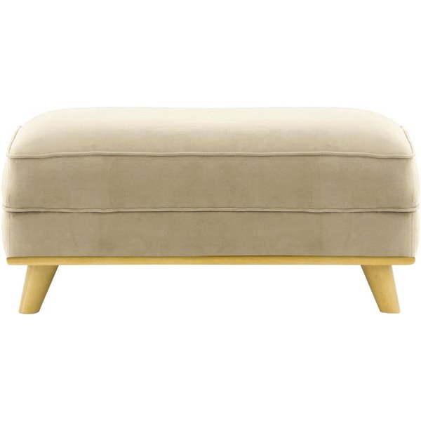 Farrow Footstool, mink, Leg colour: like oak