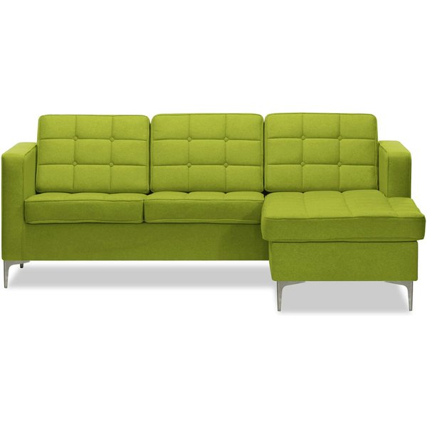 Finn Right Hand Corner Sofa, lime