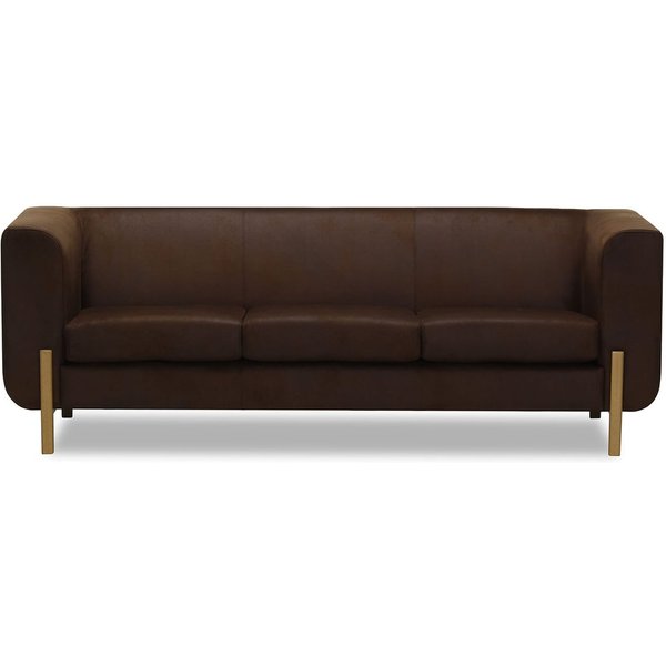 Plia 3 Seater Sofa, brown