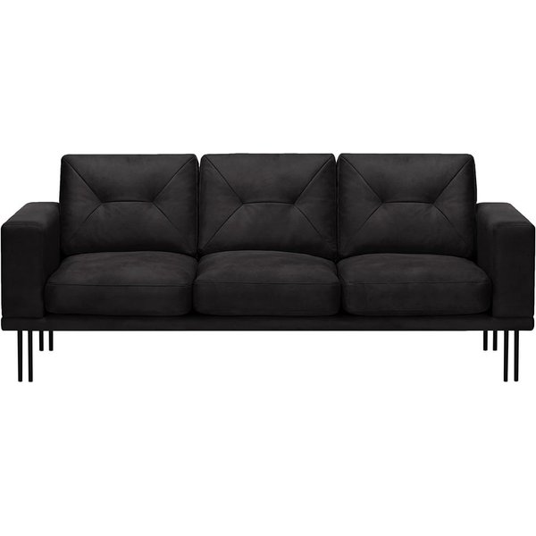 Grace 3 Seater Sofa, black