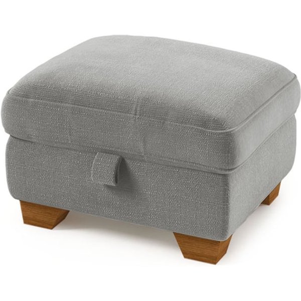 Icon Footstool, light grey