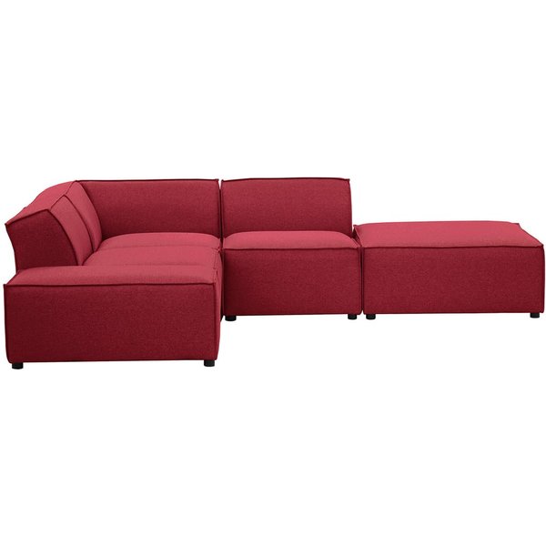 Mojo Modular Corner Sofa, red