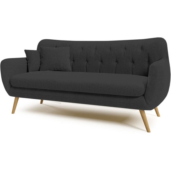 Revive 3 Seater Sofa, dark grey