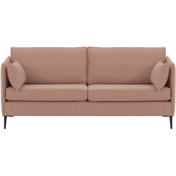 Tasna 3 Seater Sofa, pastel pink