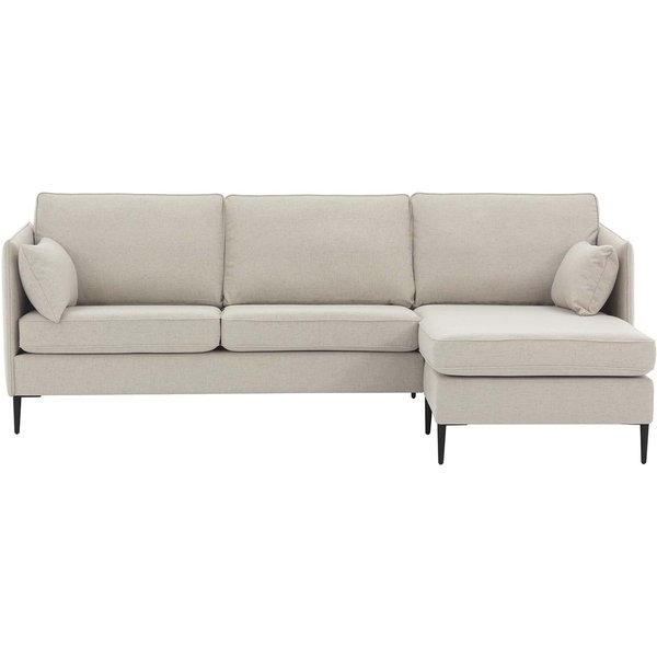 Tasna Right Hand Corner Sofa, white