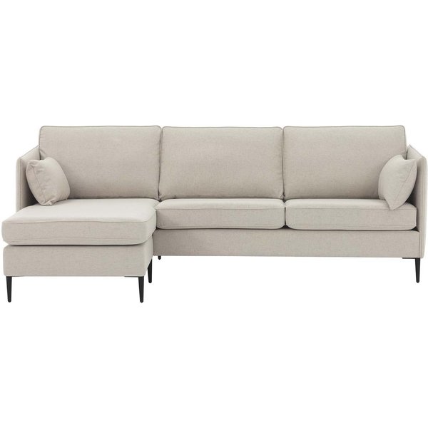 Tasna Left Hand Corner Sofa, white
