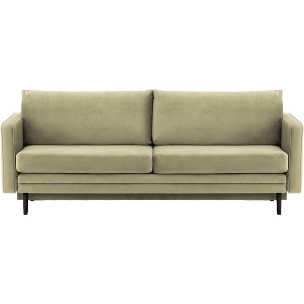 Lioni Sofa Bed with Storage, mink, Leg colour: black