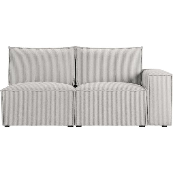 Charles 2 Seater RHF Corner Modular Unit (2R), Poso 100 - cream