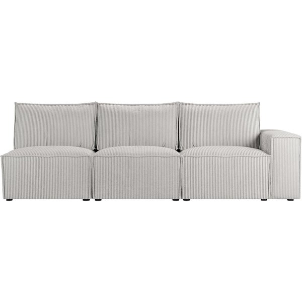 Charles 3 Seater RHF Corner Modular Unit (3R), Poso 100 - cream
