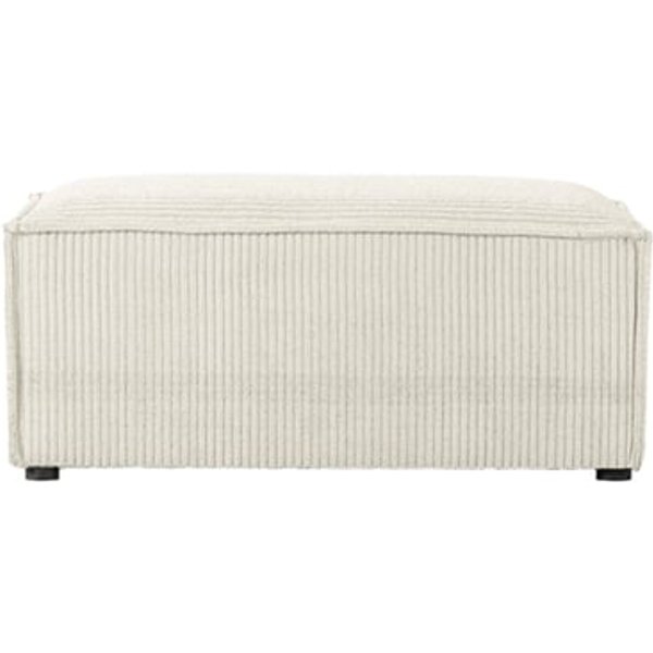 Charles Medium Pouffe (P2), Poso 38 - yellowish cream