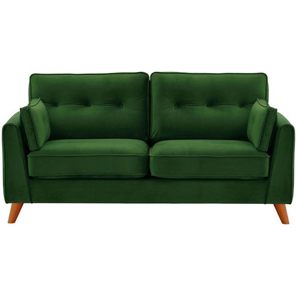 Magnus 2,5 Seater Sofa, dark green, Leg colour: aveo
