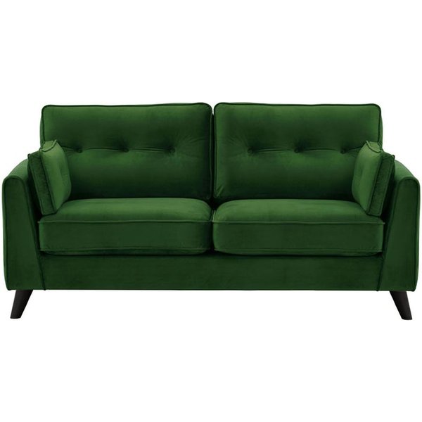 Magnus 2,5 Seater Sofa, dark green, Leg colour: black