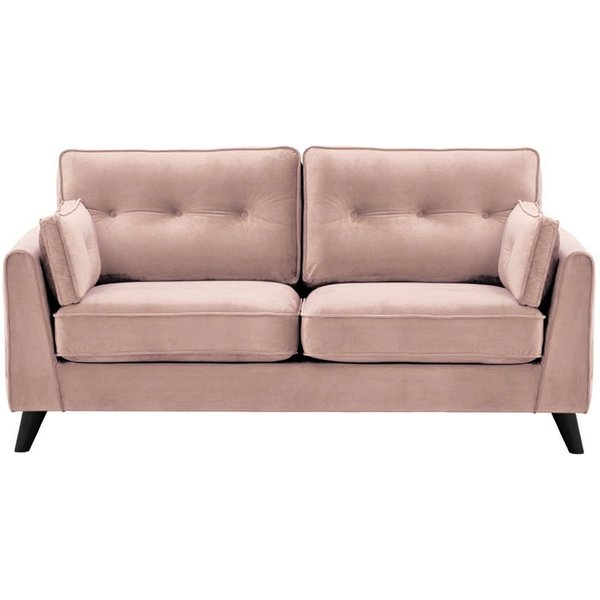 Magnus 2,5 Seater Sofa, lilac, Leg colour: black