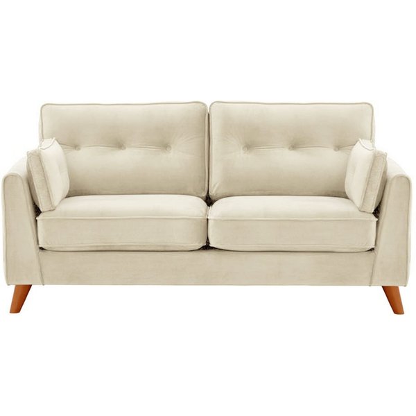 Magnus 2,5 Seater Sofa, light beige, Leg colour: aveo