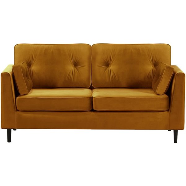 Nest 3 Seater Sofa, mustard