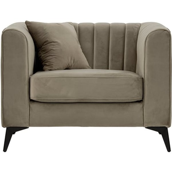 Mary Armchair, V 33 - Rust, Leg colour: dark oak
