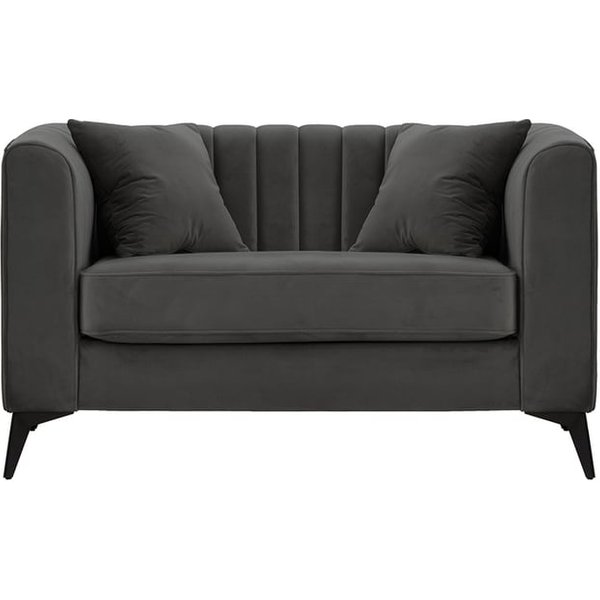 Mary Snuggle Seat, graphite, Leg colour: matte black