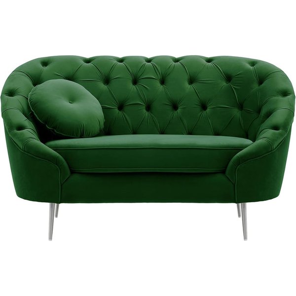Kooper Armchair with quilting, V 36 - Peacock, Leg colour: Black + gold