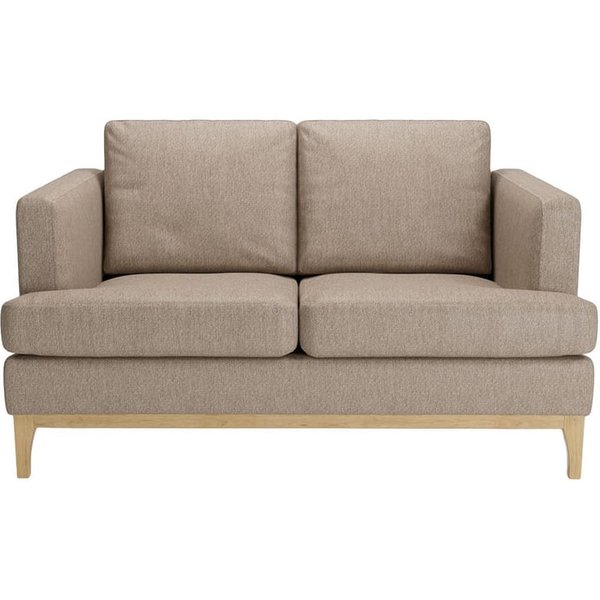 Scarlett Eco 2 Seater Sofa, Beige, Leg colour: like oak
