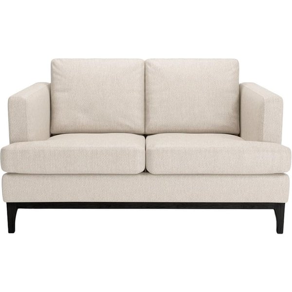 Scarlett Eco 2 Seater Sofa, Cream, Leg colour: black
