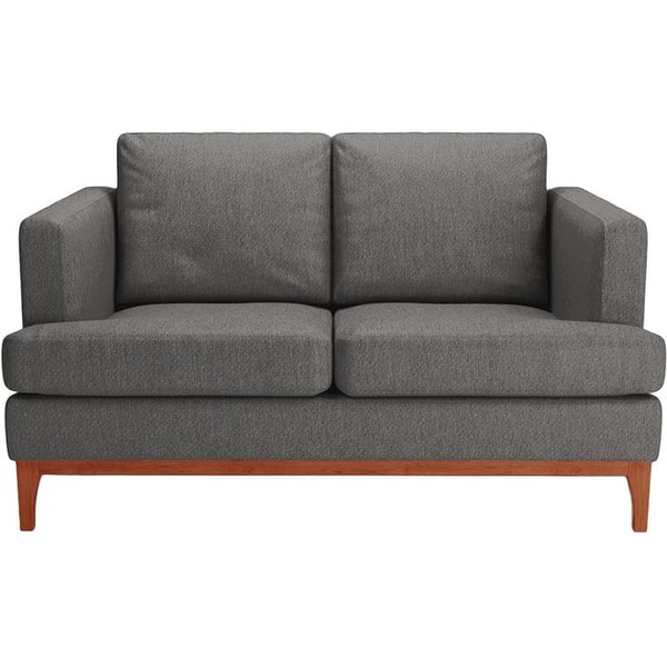 Scarlett Eco 2 Seater Sofa, Dark grey, Leg colour: aveo