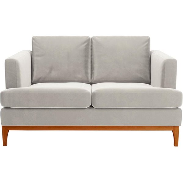 Scarlett 2 Seater Sofa, silver, Leg colour: aveo