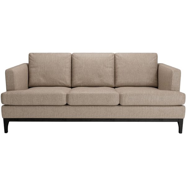 Scarlett Eco 3 Seater Sofa, Beige, Leg colour: black