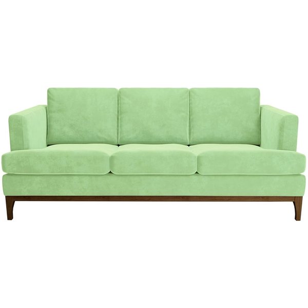 Scarlett Eco 3 Seater Sofa, mint, Leg colour: dark oak