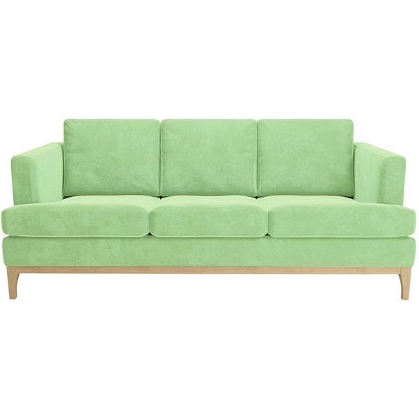 Scarlett Eco 3 Seater Sofa, mint, Leg colour: like oak