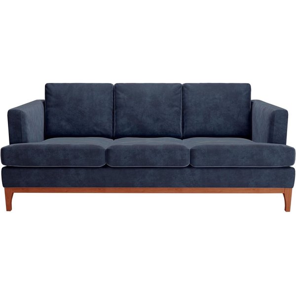 Scarlett Eco 3 Seater Sofa, navy blue, Leg colour: aveo