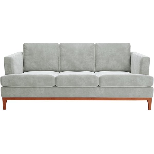 Scarlett Eco 3 Seater Sofa, light grey, Leg colour: aveo