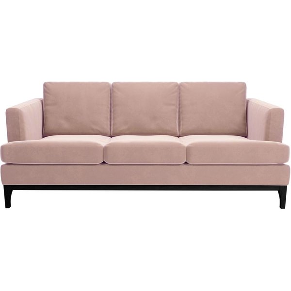 Scarlett 3 Seater Sofa, lilac, Leg colour: black