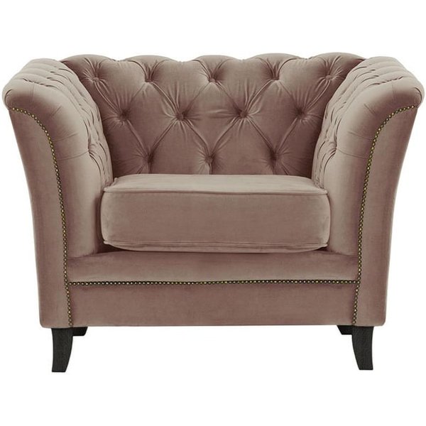 Karin Armchair, lilac, Leg colour: black