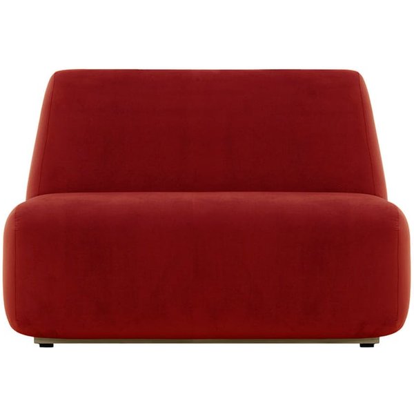 Nist 2 Seater Sofa, dark red