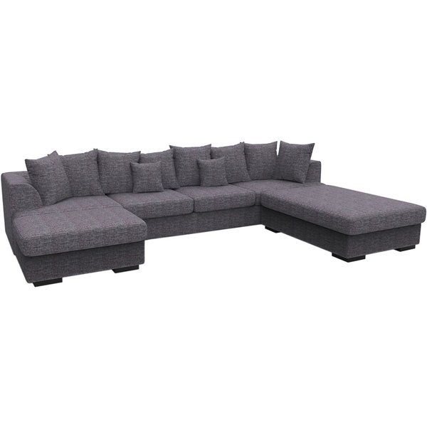 Belle Right Hand Corner Sofa, dark grey