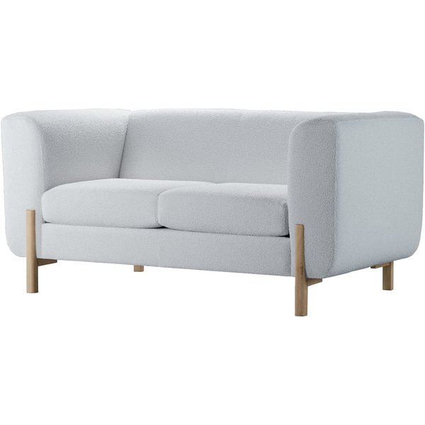 Plia 2 Seater Sofa, boucle grey