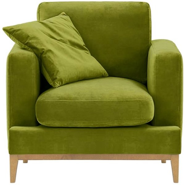 Covex Wood Armchair, V 33 - Rust, Leg colour: wax black