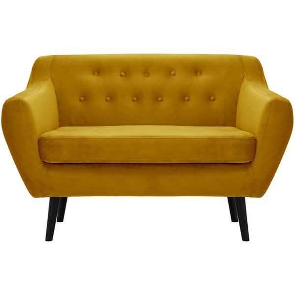 Varde Velvet 2 Seater Sofa, V 33 - Rust