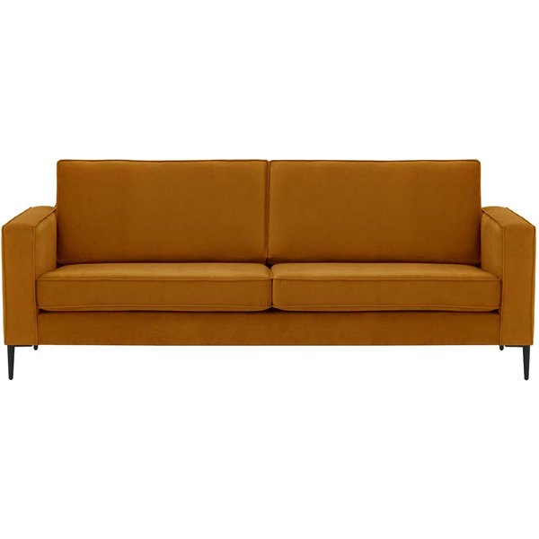 Eaz 3 Seater Sofa, mustard