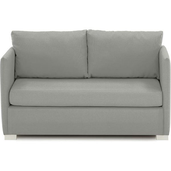 Tulip Fold Out Sofa Bed, light grey