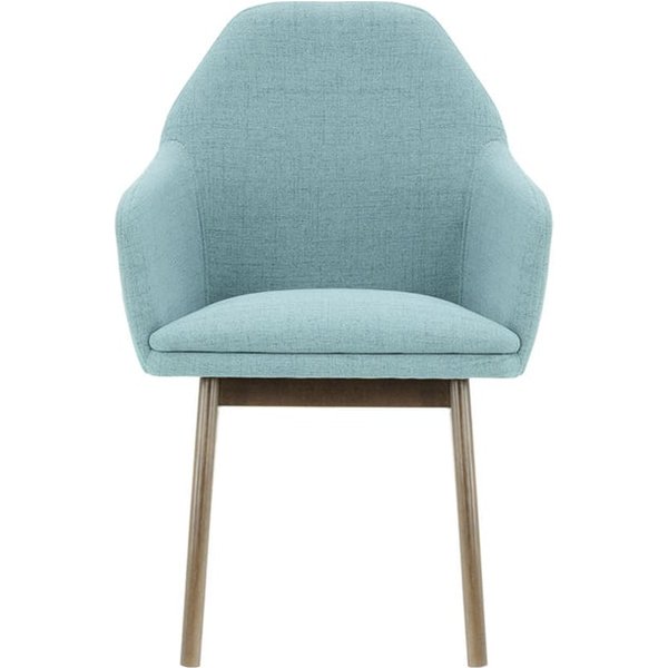 Buzz Chair, pastel blue, Leg colour: wax black
